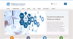 Desktop Screenshot of medecine-integree.com