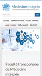 Mobile Screenshot of medecine-integree.com